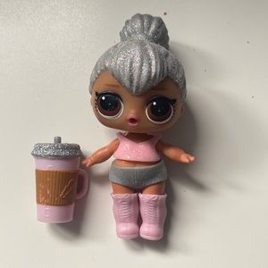 LOL Surprise Doll Kitty Queen 11" Large Silver Hair Pink Boots